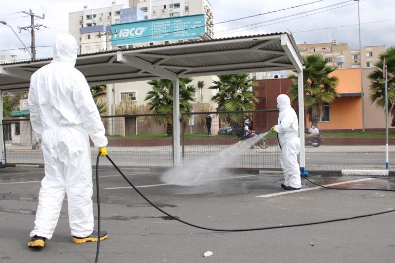 Governo de Criciúma retoma hoje (15) trabalho de desinfecção de ambientes