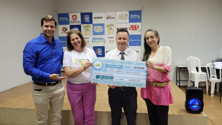 Projeto AlimentAção arrecada R$20 mil no mês de agosto