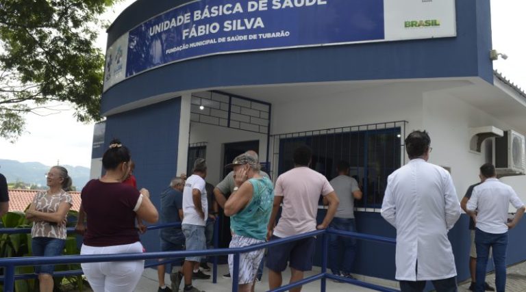 Reabertura da unidade básica de saúde Fábio Silva em Tubarão