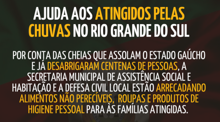 Solidariedade em tempos de cheias: Ajude as famílias afetadas no Estado Gaúcho