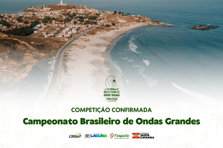 Campeonato brasileiro de ondas grandes acontece em Laguna (SC)